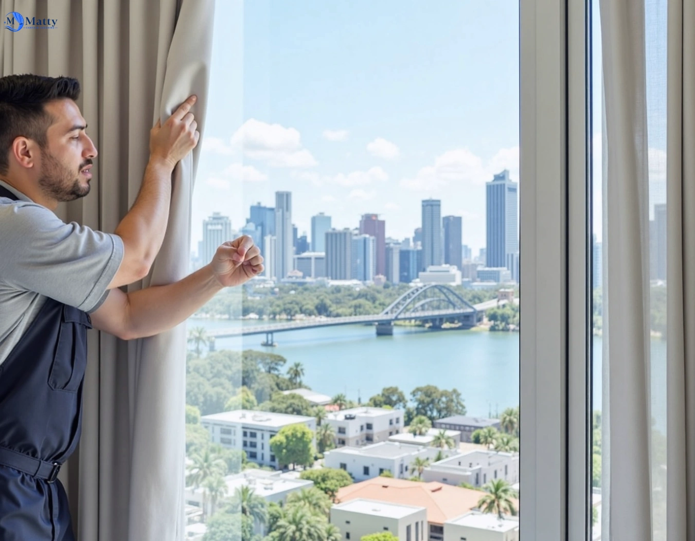 Professional curtain steam cleaning service aspendale-gardens-vic QLD by Matty Curtain Cleaning